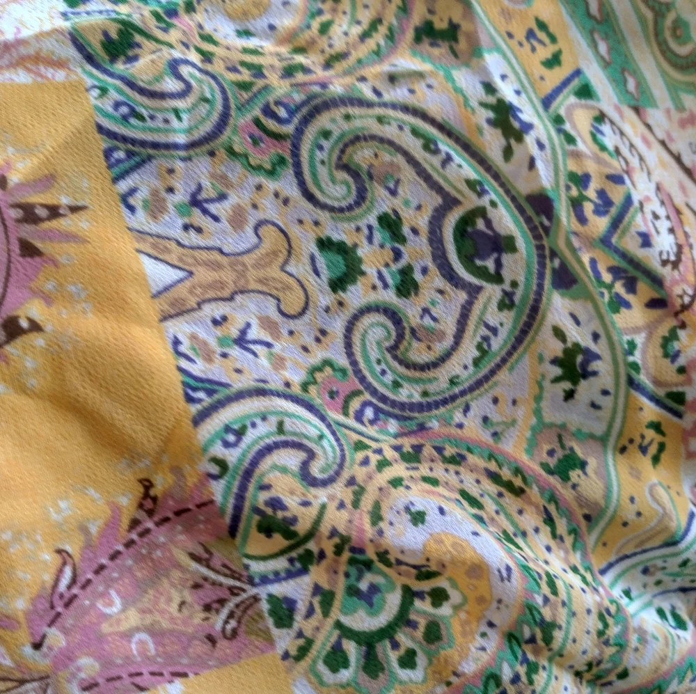 Paisley Print Chiffon Dress - Picture 7 of 11